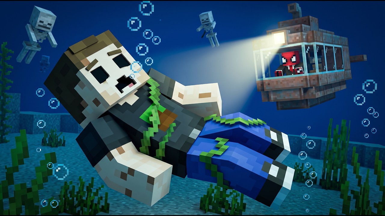 Denizin Altında Dev Tarık - Minecraft