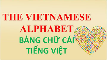 HOW TO SAY THE VIETNAMESE ALPHABET - BẢNG CHỮ CÁI TIẾNG VIỆT