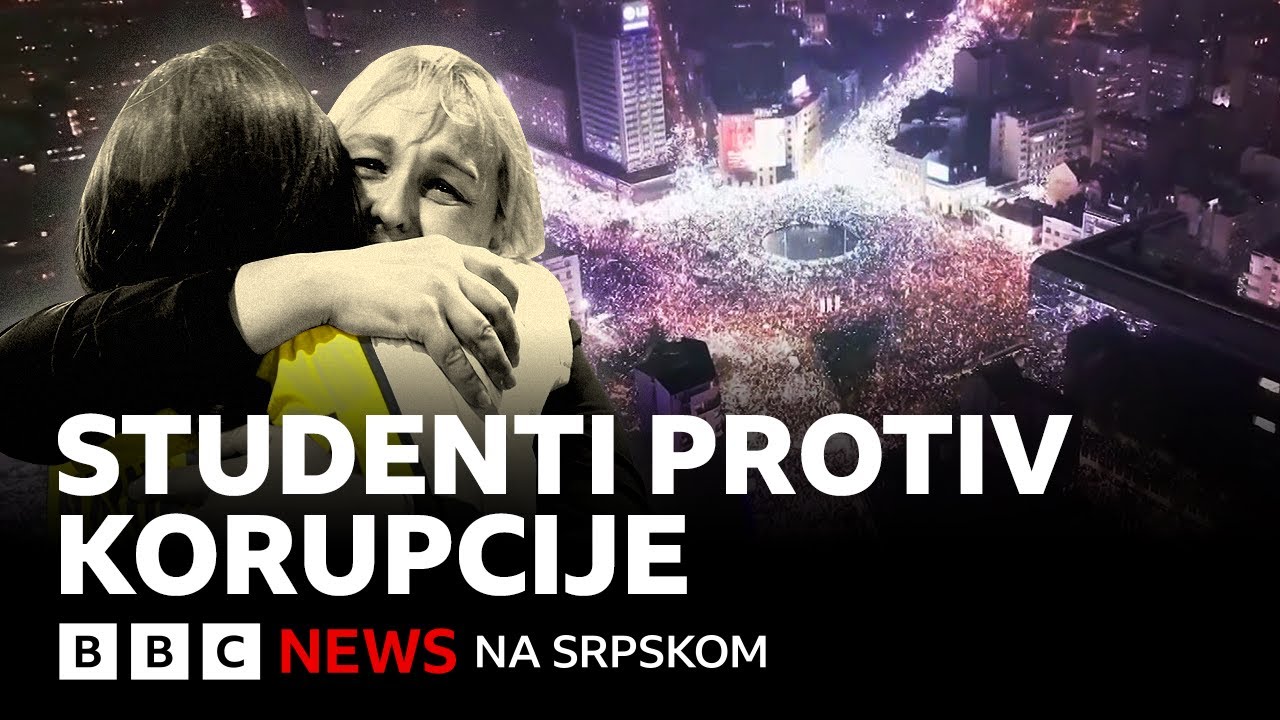 Pad nadstrešnice u Novom Sadu: Godina previranja u Srbiji | BBC News na srpskom