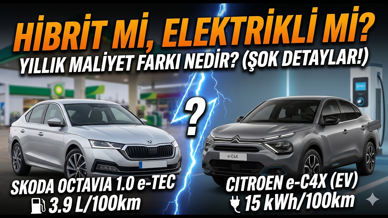 Tam elektrikliye geçiyordum ki hibrit aracımla kıyaslama fırsatı buldum