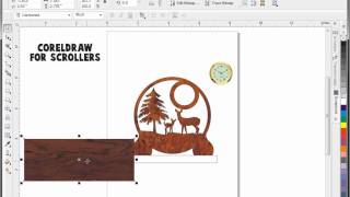 CorelDRAW demo for scroll saw pattern designers.