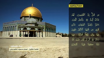 غسان الشوربجي  سورة إبراهيم