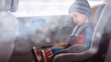 The difference between forward-facing and rear-facing car seat in a car crash