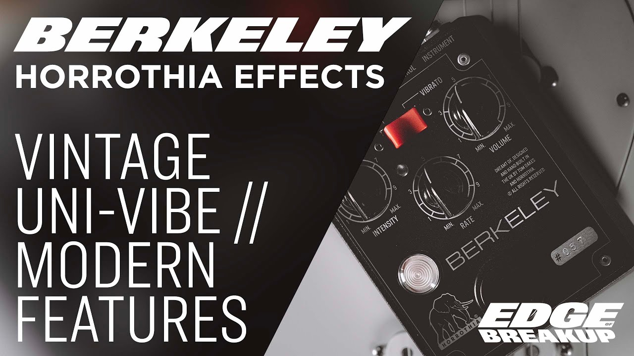 Vintage Uni-vibe // Modern Features – Horrothia FX Berkeley & Mythos High Road (Joey Landreth Fuzz)