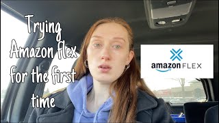 My first shift working amazon flex| Em Russell