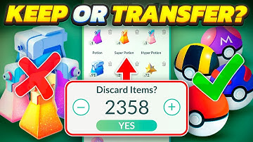 Hoe je de ruimte in je itemtas GEMAKKELIJK kunt beheren (Pokémon GO)