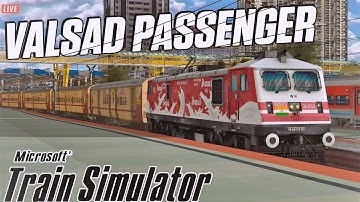 ICF Era on Western Railways | 59023/Mumbai Central - Valsad Fast Passenger | MSTS LIVE