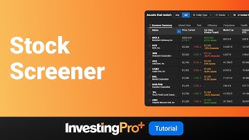 Stock Screener | Investing Pro+ Tutorials