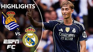🚨 RED CARD ALERT 🚨 Real Sociedad vs. Real Madrid | LALIGA Highlights | ESPN FC