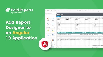 Add Report Designer (Classic) to an Angular 10 Application