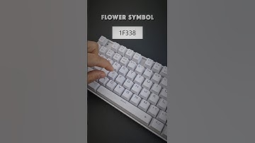 Typing Trick (Code 1F338) _ Flower Symbol | #keyboard #asmr #typing
