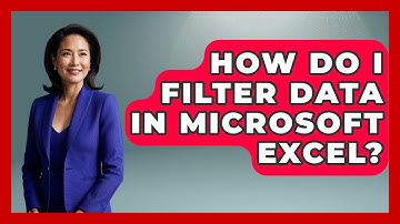 How Do I Filter Data In Microsoft Excel? - The Time Management Pro