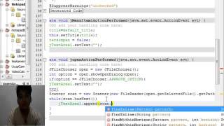 MEMBUAT NOTEPAD SEDERHANA MENGGUNAKAN NETBEANS