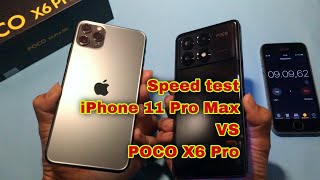 Speed Test iPhone 11 Pro Max VS POCO X6 Pro screenshot 2