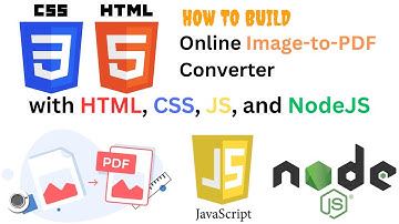 How to Build an Online Image-to-PDF Converter with HTML, CSS, JS, and NodeJS | Image2Pdf Converter
