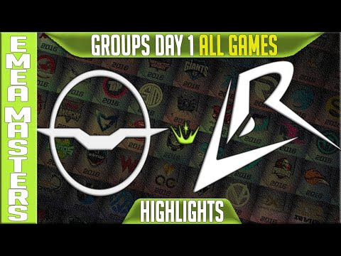 NBS vs LR (HM#1 vs NLC#1) Highlights ALL GAMES | EMEA Masters Groups Day 1 Nightbirds vs Los Ratones