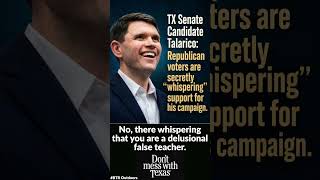 Tx Senate Candidate Talarico is crazy #funny #wokeism #trump #talarico #texas #senate #crazy