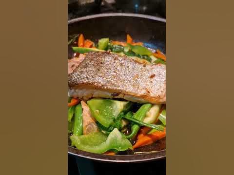 Фарель с овощами в устречном соусе #рыба #фарель #зож - YouTube