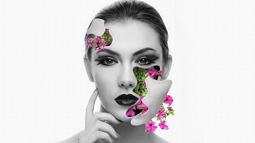 Photoshop Tutorial - Flower Face Effects