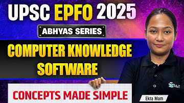 UPSC EPFO Free Classes 2025 | EPFO Computer Knowledge Free MCQs | Online Course Free | EduTap Abhyas