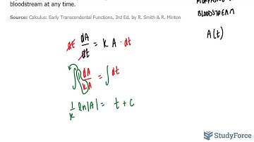 📚 How to solve exponential growth and decay with differential equations (Question 3)
