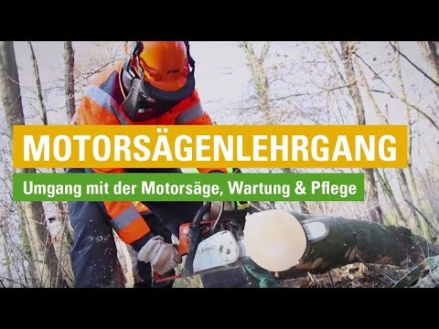 Motorsägenlehrgang - ZG Raiffeisen Technik