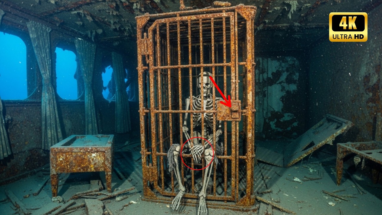 Breathtaking moments inside the Titanic: The narrow trapdoor separating life in 1912.