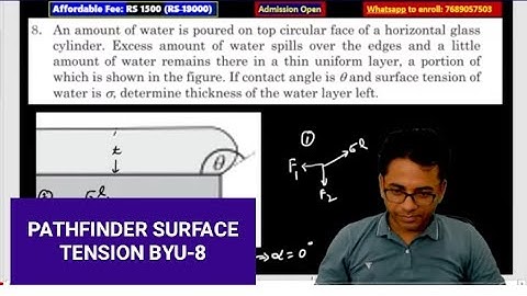 PATHFINDER SURFACE TENSION BYU-8 DISCUSSION BY RKH SIR
