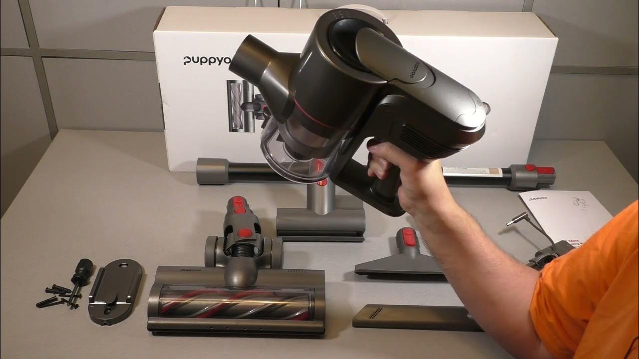 PUPPYOO T11 Mate - беспроводной вертикальный пылесос с мультициклоном ...