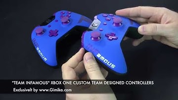 "TEAM INFAMOUS" XBOX ONE Custom Designed team Controller by Gimika.com