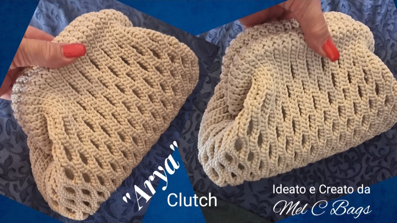 "ARYA" Clutch ®️  Progetto Borsa ideato e Creato da 