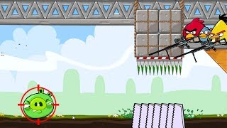 Crush Bad Piggies - 3 ANGRY BIRDS HUNTING AND SHOOTING PIGGIES FULL!! screenshot 5