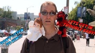 DEVIL VS. ANGEL PRANK - Positively Pranked