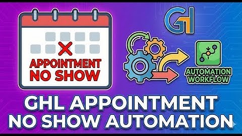 GoHighLevel Appointment No-Show Automation: Complete Workflow Tutorial (2025)