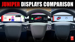 Famous Tesla Model Y Juniper Front Display Comparison / Apple CarPlay & More! #tesla Profile