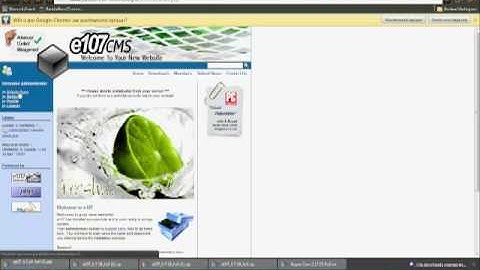 E107 Uploaden&Installeren