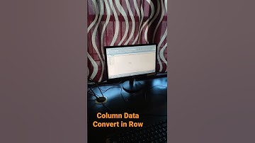 Column Data convert to Row"😱#shorts #viral #shortvideo