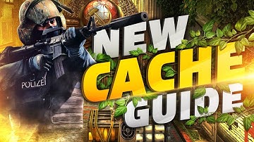 НОВЫЙ DE_CACHE - Обзор Карты и Базовый Раскид (Смоки и Молотовы)