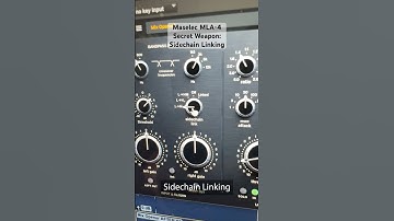 How Sidechain Linking Works In The Maselec MLA-4 Compressor/Expander