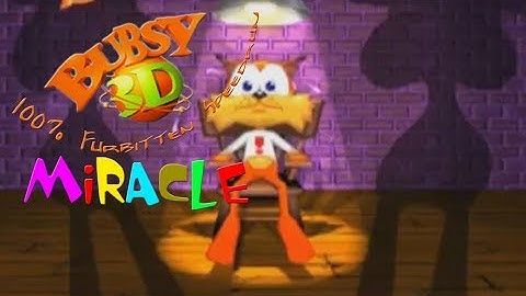 Bubsy 3D 100% Furbitten Speedrun Miracle
