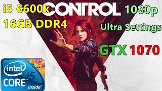 Control on Core i5 6600k+GTX 1070/16GB DDR4 Ram