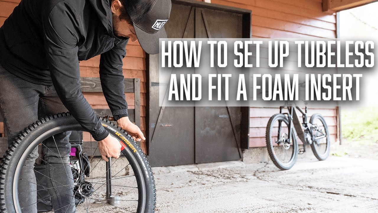 Tubeless Tyre Fitting with Foam Inserts My Journey with a Few Tips! YouTube