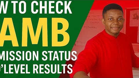 How to Check Your JAMB Admission Status and O’Level Results (Step-by-Step Guide