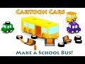SCHOOL BUS! - Cartoon Cars - Car Cartoons for Kids! Children&#39;s cartoons videos for kids
