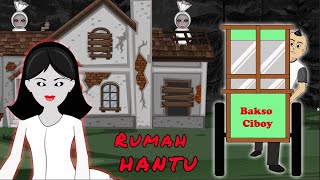 Tukang Bakso Dan Rumah Hantu Pocong Full Episode Animation - Kartun Hantu Lucu #pocong #lucu