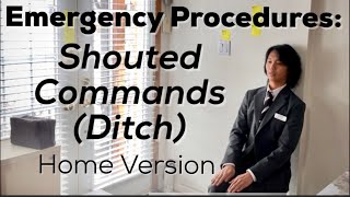 Shouted Commands: B737 Ditching Evacuation | Home Version