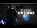 5 COOL Text Effects & Animations To Boost Your EDITS! | After Effects Tutorial