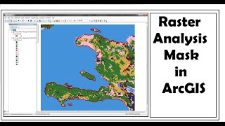Create Mask for Raster Analysis  in ArcGIS | Extract by mask ArcGIS