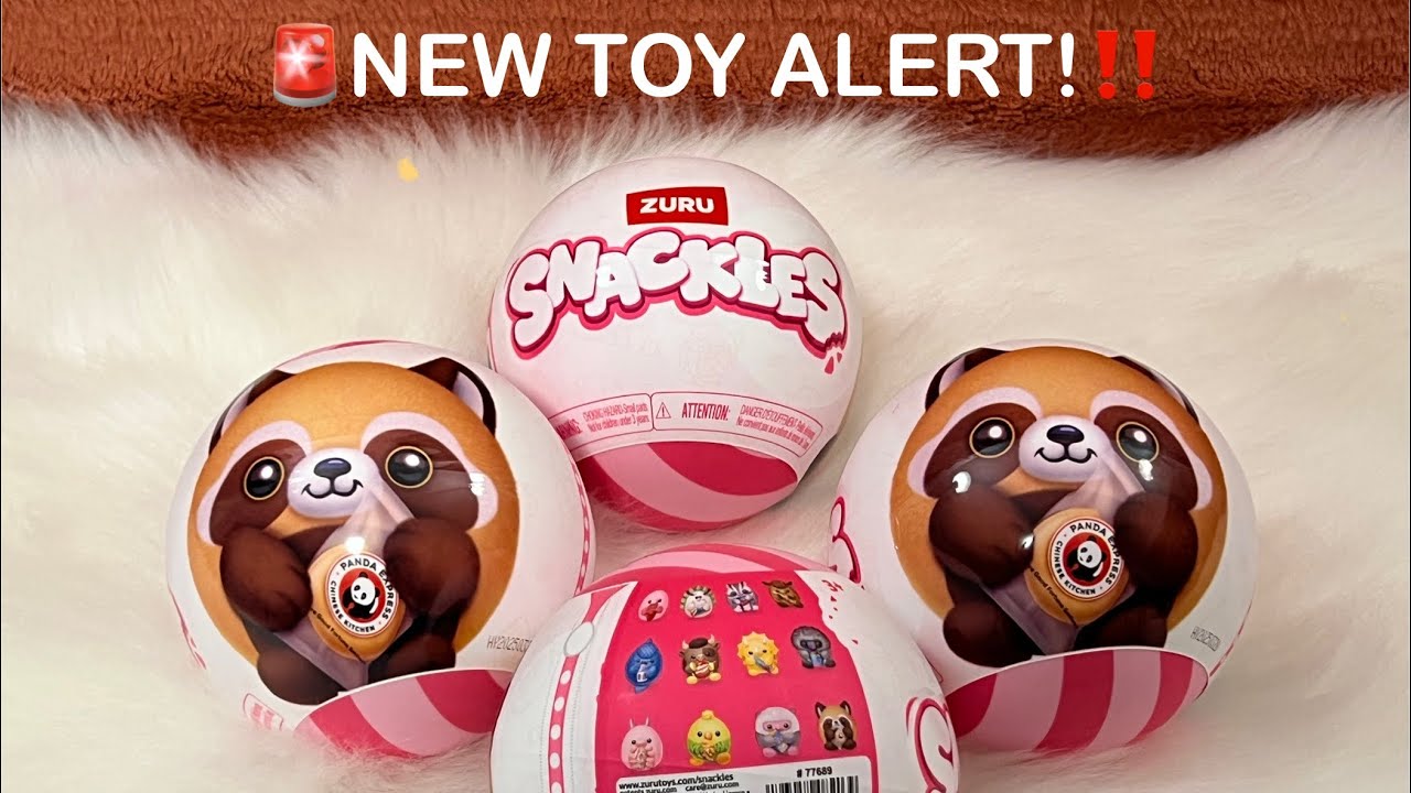 🚨EARLY RELEASE! ZURU Snackles Series 3 UNBOXING – We Got FOUR Unique Ones! 🎉