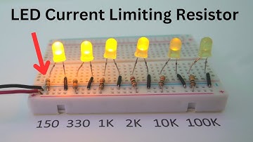 LED Current Limiting Resistor Values